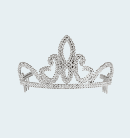 Gold Plastic Bridal Crown