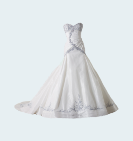 White Lace Wedding Dress For Bridal