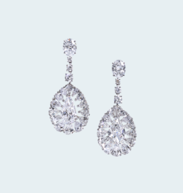 Diamond Bridal Earrings